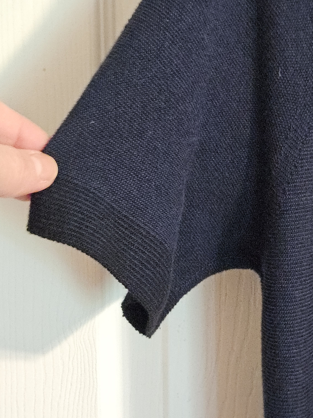Uniqlo Navy Midi Short Sleeve Crewneck Dress - Picture 7 of 12